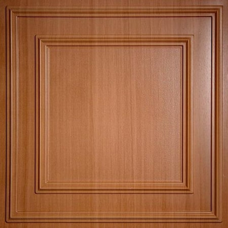 Ceilume Cambridge 2ft x 2ft Caramel Wood Ceiling Tile V3-CAMB-22CAR
